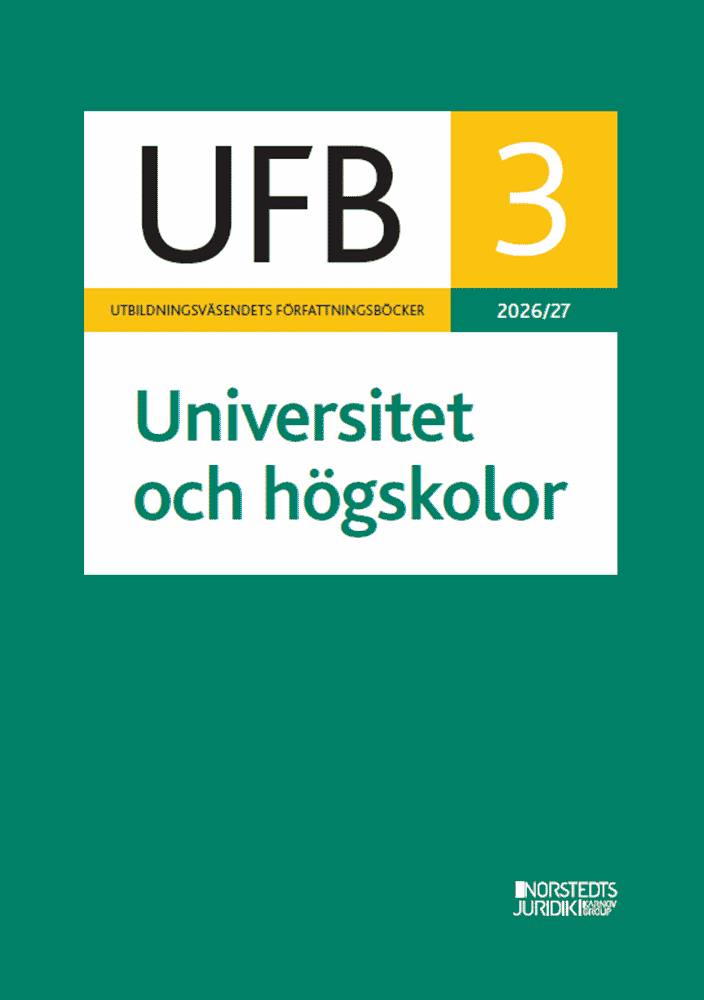 UFB 3 Universitet och högskolor 2026/27, Häftad