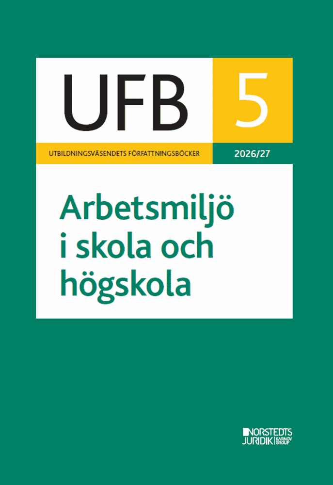 UFB 5 Arbetsmiljö i skola och högskola 2026/27, Häftad