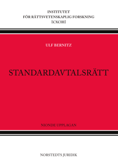 Ulf Bernitz Standardavtalsrätt