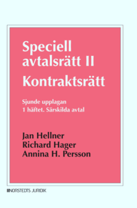 Speciell avtalsrtt II : kontraktsrtt, Frsta hftet - Srskilda avtal