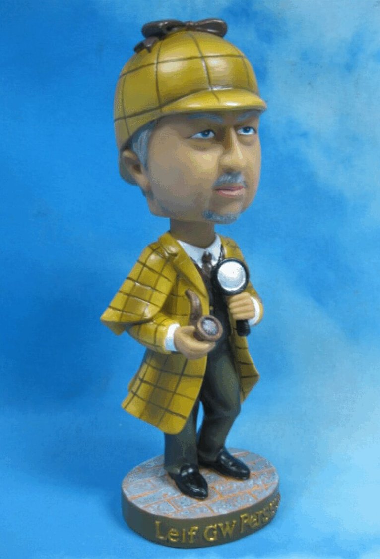 Leif G. W. Persson - Leif GW Bobblehead-Sherlock edition, Övrigt