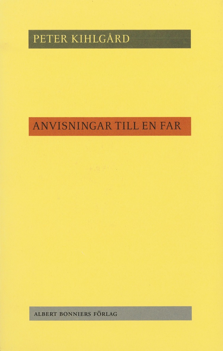 Peter Kihlgård - Anvisningar till en far, E-bok