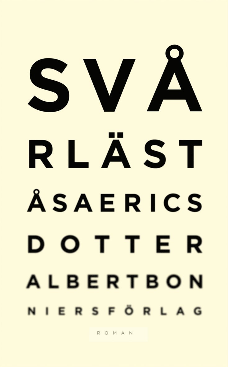 Åsa Ericsdotter - Svårläst, E-bok