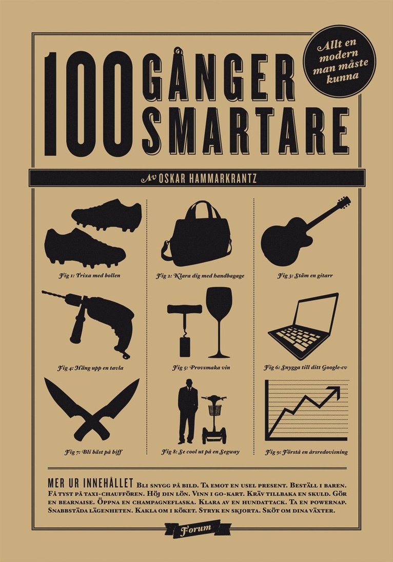 Oskar Hammarkrantz - Hundra gånger smartare : hundra saker varje modern man bör kunna, E-bok