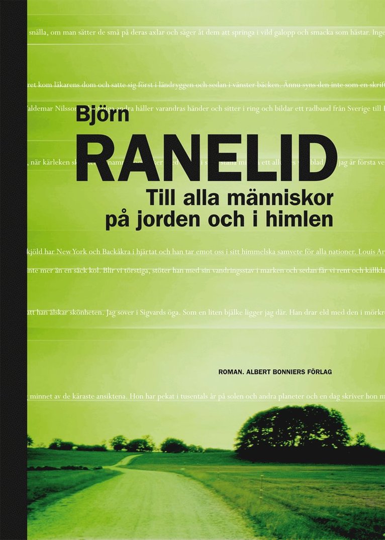 Björn Ranelid - Till alla människor på jorden och i himlen, E-bok