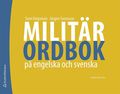 Militrordbok p engelska och svenska