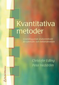 Kvantitativa metoder - Grundlggande analysmetoder fr samhlls- och beteendevetare