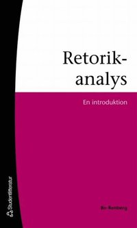 e-Bok Retorikanalys   En introduktion <br />                        E bok