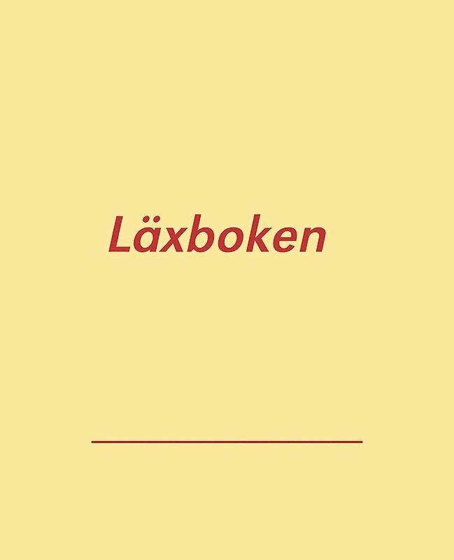 Karin Flodin - Läxboken Gul, Inbunden