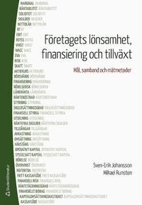 e-Bok Företagets lönsamhet, finansiering och tillväxt  mål, samband och mätmetoder