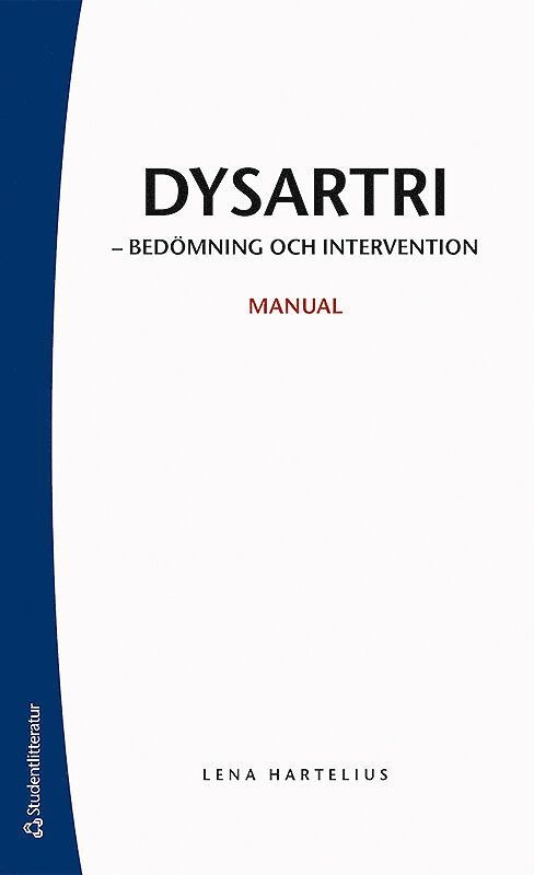 Lena Hartelius - Dysartri - Manual, Häftad