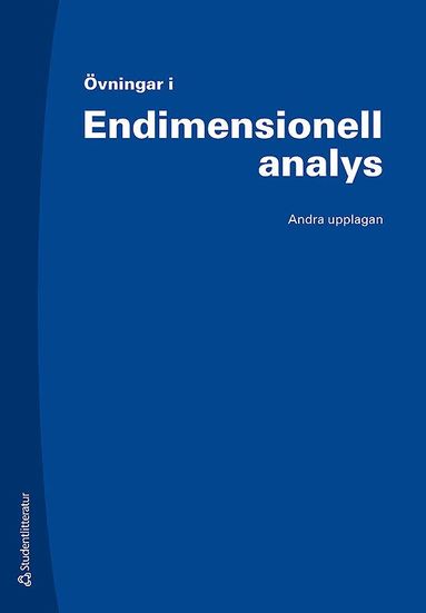 Övningar i Endimensionell analys, Häftad. Tillgänglighet: Lägg till