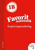 Favorit matematik 1B, Kopieringsunderlag