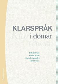 Klarspr�k i domar