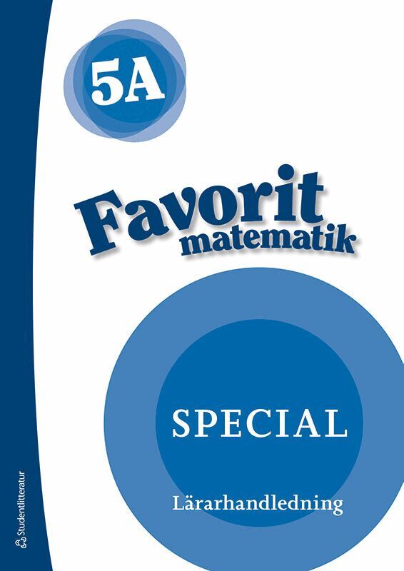 Päivi Vehmas - Favorit matematik 5A Special Lärarpaket - Tryckt + Digital lärarlicens 36 mån, Hybridprodukt