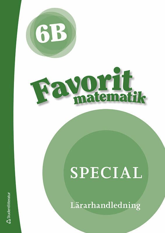 Päivi Vehmas - Favorit matematik 6B Special Lärarpaket - Tryckt + Digital lärarlicens 36 mån, Hybridprodukt