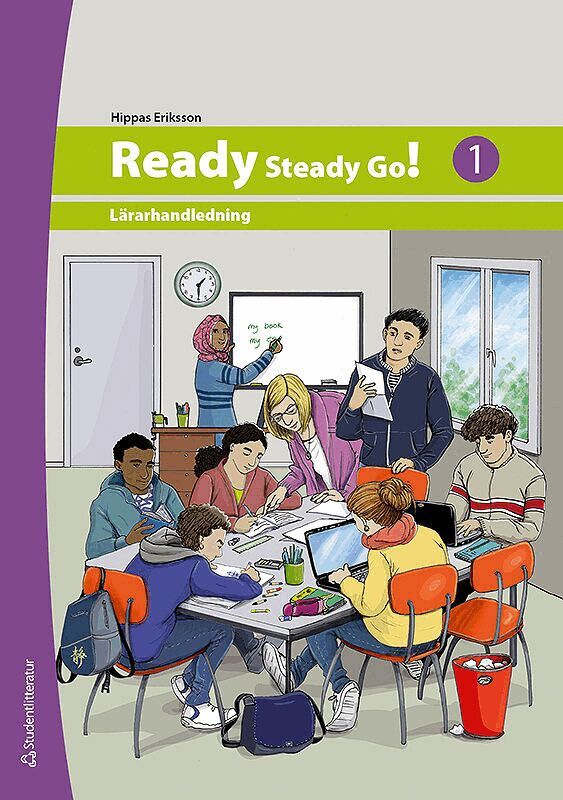 Hippas Eriksson - Ready Steady Go! 1 Lärarpaket - Tryckt bok + Digital lärarlicens 36 mån, Hybridprodukt