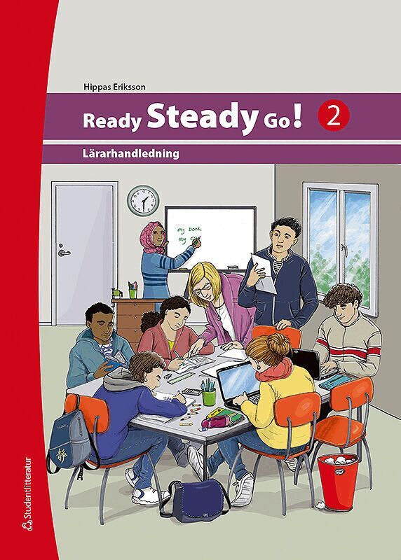 Hippas Eriksson - Ready Steady Go! 2 Lärarpaket - Tryckt bok + Digital lärarlicens 36 mån, Hybridprodukt