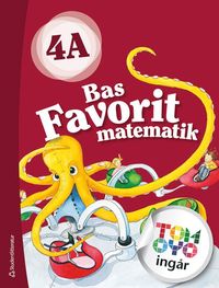 Bas Favorit matematik 4A Elevpaket - Tryckt bok  + Digital elevlicens 12 mn