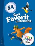 Bas Favorit matematik 5A Elevpaket - Tryckt bok +  Digital elevlicens 12 mn