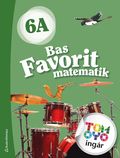 Bas Favorit matematik 6A Elevpaket - Tryckt bok  + Digital elevlicens 12 mn