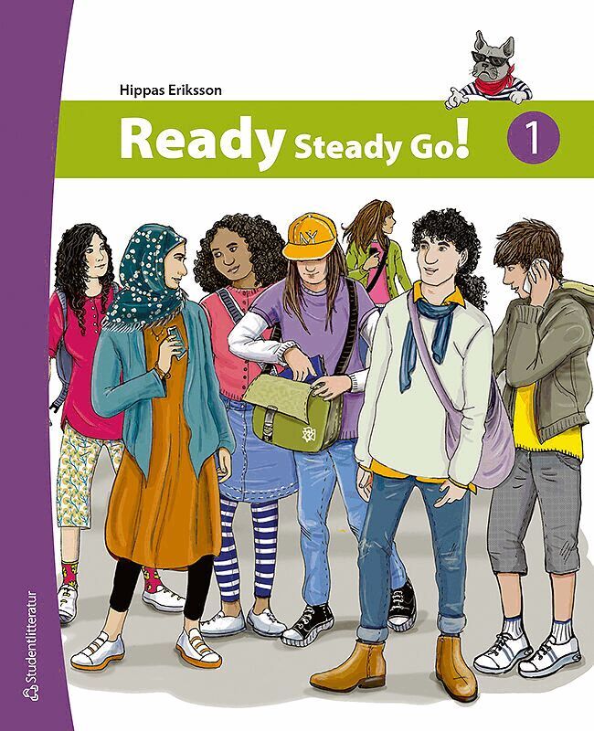 Hippas Eriksson - Ready Steady Go! 1 Elevpaket - Tryckt bok + Digital elevlicens 12 mån, Hybridprodukt