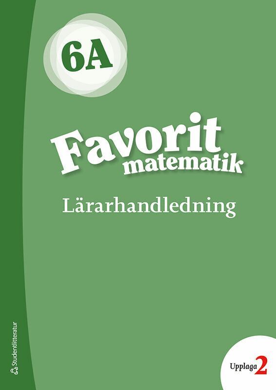 Katariina Asikainen, Kimmo Nyrhinen, Pekka Rokka, Päivi Vehmas - Favorit matematik 6A Lärarpaket - Tryckt bok + Digital lärarlicens 36 mån, Hybridprodukt
