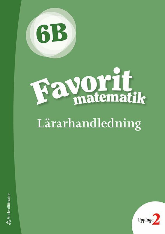 Katariina Asikainen, Kimmo Nyrhinen, Pekka Rokka, Päivi Vehmas - Favorit matematik 6B Lärarpaket - Tryckt bok + Digital lärarlicens 36 mån, Hybridprodukt