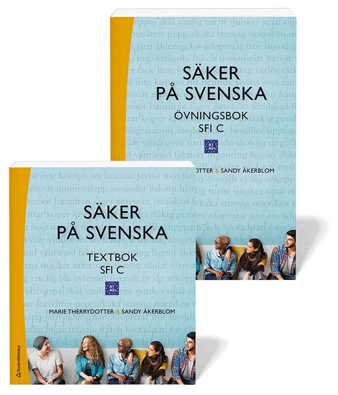 Marie Therrydotter, Sandy Åkerblom - Säker på svenska Paket Textbok + Övningsbok - Tryckt + Digitalt 36 mån - Sfi C, Hybridprodukt