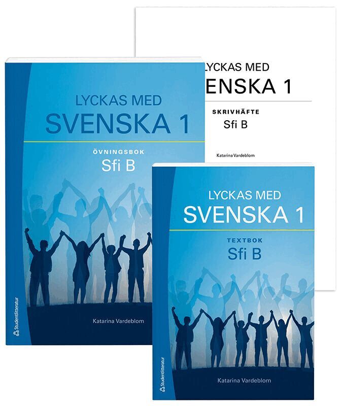 Katarina Vardeblom - Lyckas med svenska 1 Paket Textbok + Övningsbok - Tryckt + Digitalt 36 mån - sfi B, Hybridprodukt