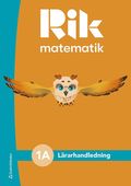 Rik matematik 1A Lrarpaket - Tryckt bok + Digital lrarlicens 36 mn