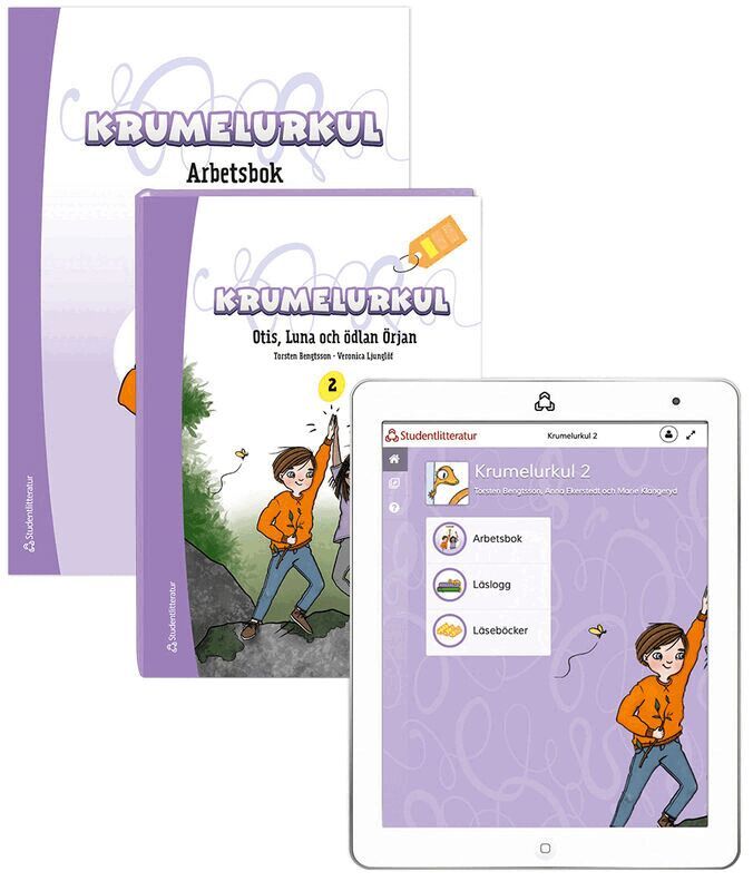 Marie Klangeryd, Anna Ekerstedt, Torsten Bengtsson - Krumelurkul 2 Läsa lätt Elevpaket - Tryckt bok + Digital elevlicens 12 mån, Hybridprodukt