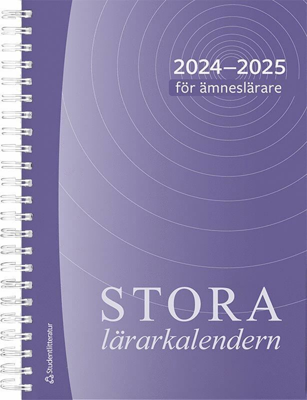 Stora ämneslärarkalendern 2024/2025, Häftad