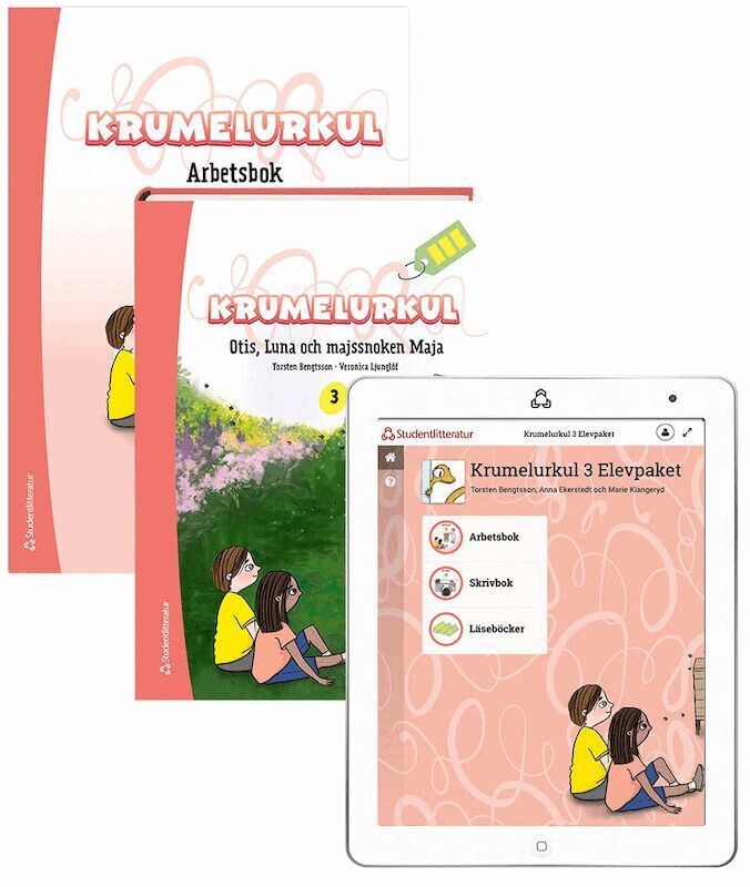 Marie Klangeryd, Anna Ekerstedt, Torsten Bengtsson - Krumelurkul 3 Läsa vidare Elevpaket - Tryckt bok + Digital elevlicens 12 mån, Hybridprodukt