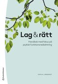 Lag & rtt - Handbok med fokus p psykisk funktionsnedsttning