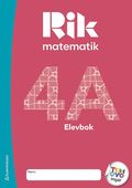 Rik matematik 4A Elevpaket - Tryckt bok + Digital elevlicens 12 mån