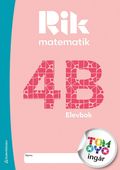 Rik matematik 4B Elevpaket - Tryckt bok + Digital elevlicens 12 m�n