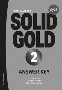 Solid Gold 2 Answer Key
