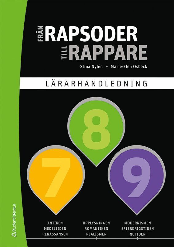 Stina Nylén, Marie-Elen Osbeck - Från rapsoder till rappare 7-9 Lärarpaket - Tryckt + Digital lärarlicens 36 mån, Hybridprodukt