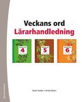 Veckans ord 4-6 Lrarhandledning