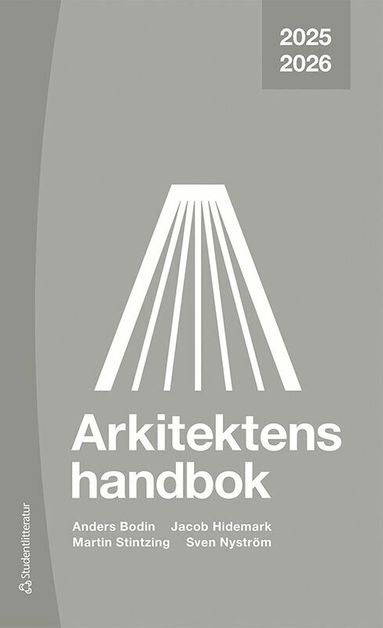 Anders Bodin, Jacob Hidemark, Martin Stintzing, Sven Nyström - Arkitektens handbok 2025-2026, Kartonnage