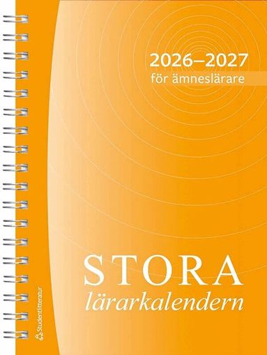 Stora ämneslärarkalendern 2026/2027, Häftad