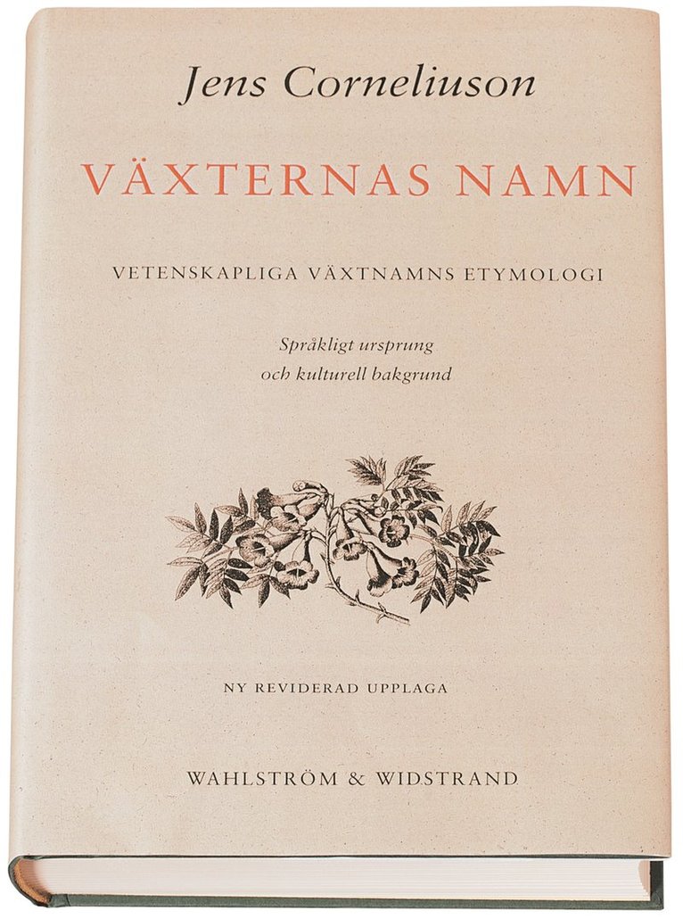 Jens Corneliuson - Växternas namn, Inbunden
