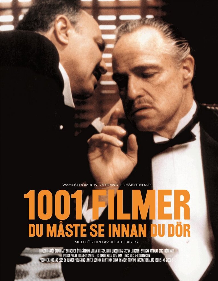 Steven Jay Schneider - 1001 filmer du måste se innan du dör, Inbunden