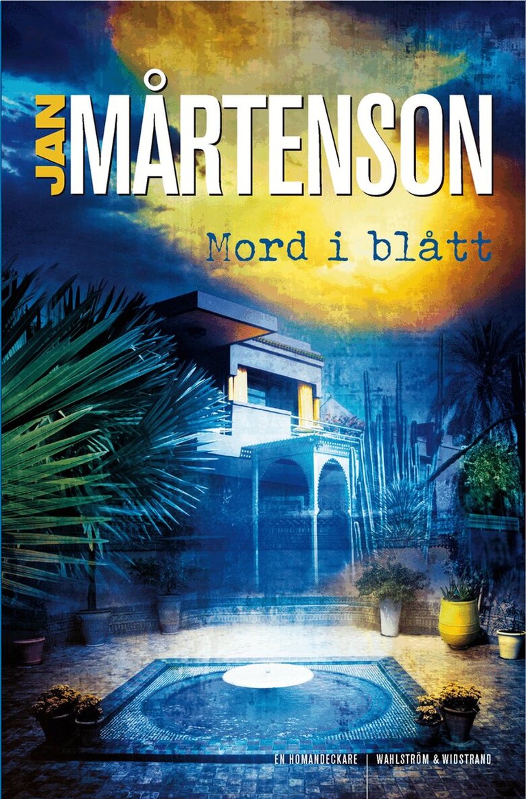 Jan Mårtenson - Mord i blått, Inbunden