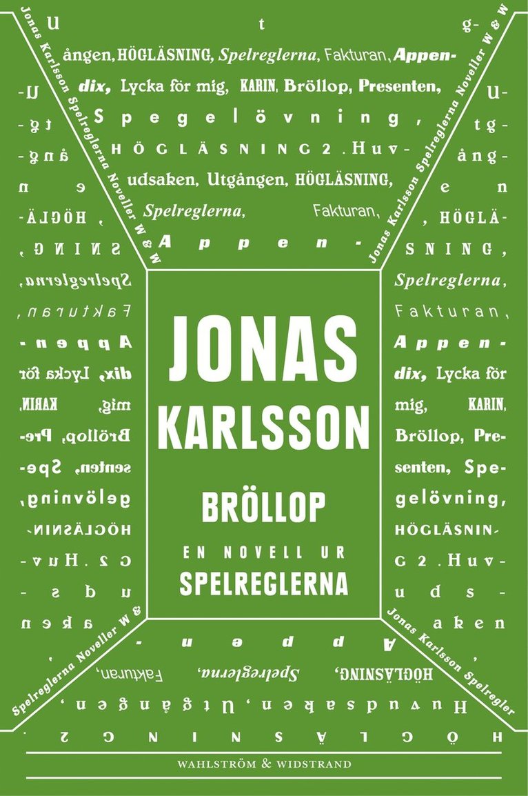 Jonas Karlsson - Bröllop: En novell ur Spelreglerna, E-bok