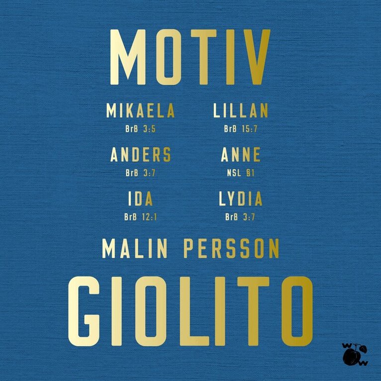 Malin Persson Giolito - Motiv, Ljudbok