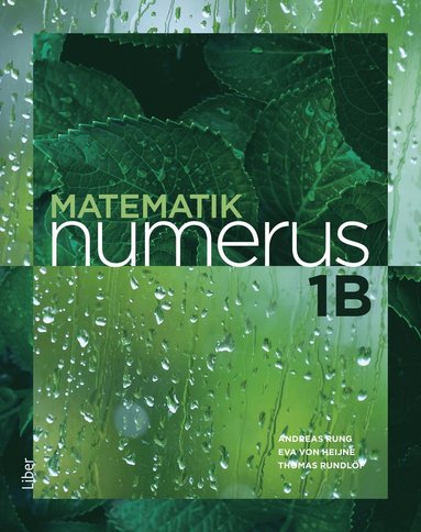 Andreas Rung, Eva von Heijne, Thomas Rundlöf Matematik Numerus 1b