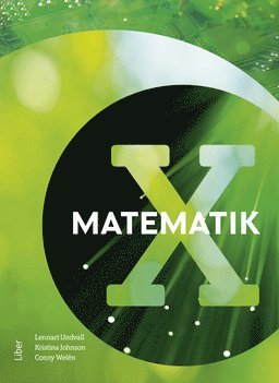 Lennart Undvall, Kristina Johnson, Conny Welén, Sara Ramsfeldt Matematik X