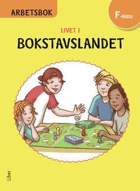 e-Bok Livet i Bokstavslandet Arbetsbok förskoleklass